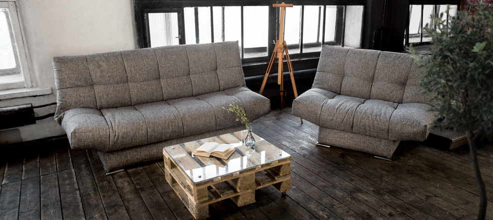 Коллекция Арбат Рогожка натура серый