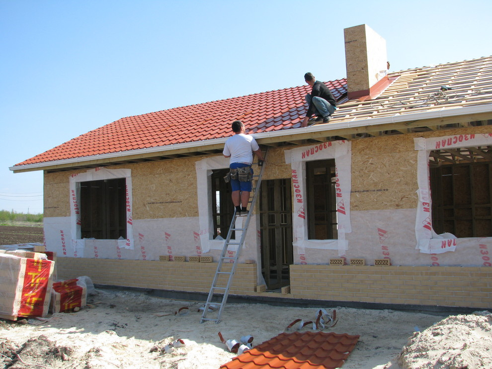 Финский дом с красивой террасой