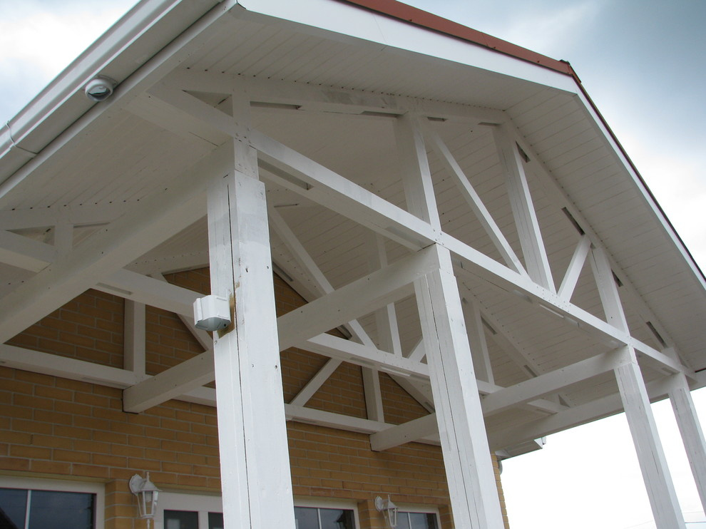 Финский дом с красивой террасой