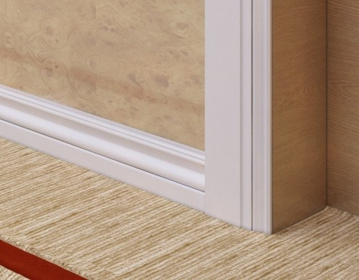 Напольный плинтус в интерьере