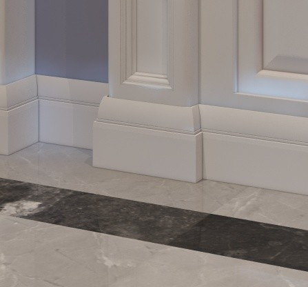 Напольный плинтус в интерьере