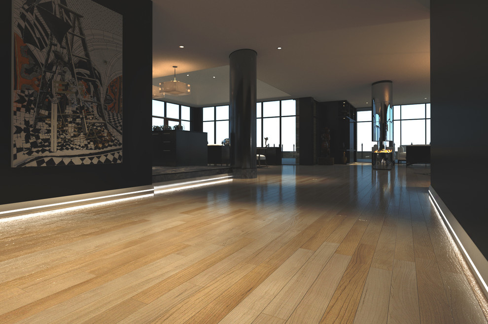 Напольный плинтус в интерьере