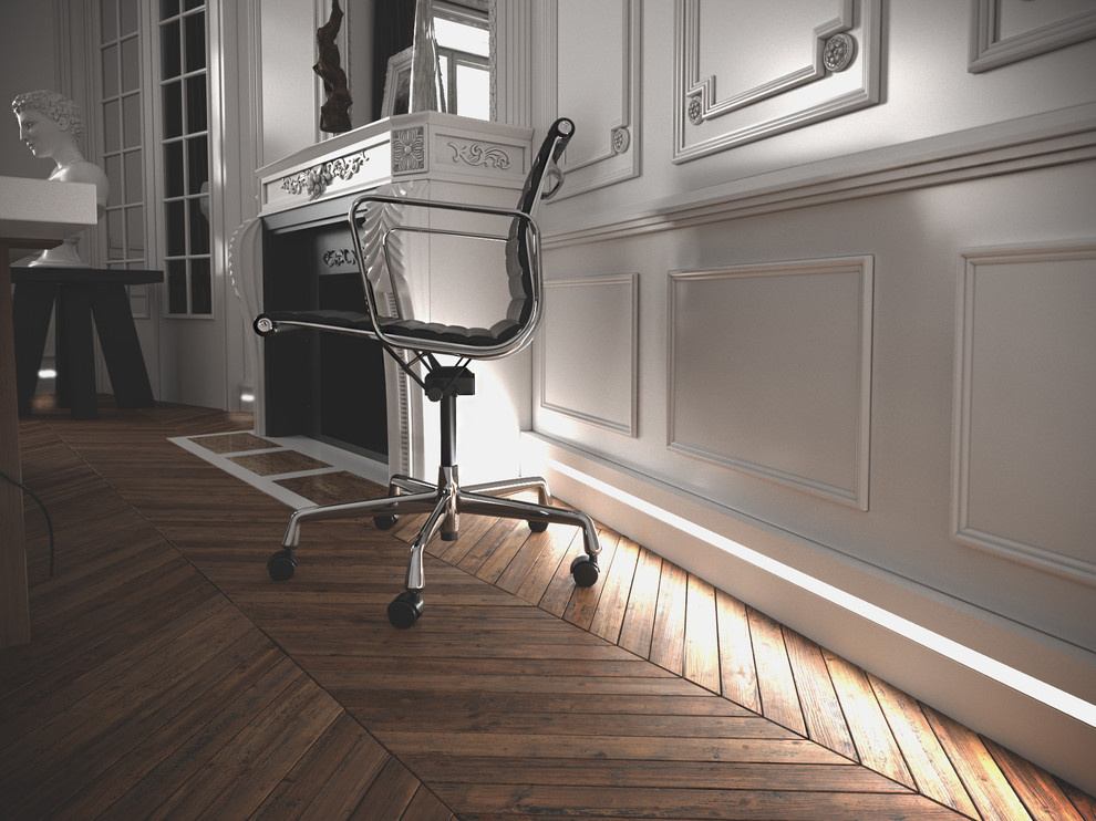 Напольный плинтус в интерьере