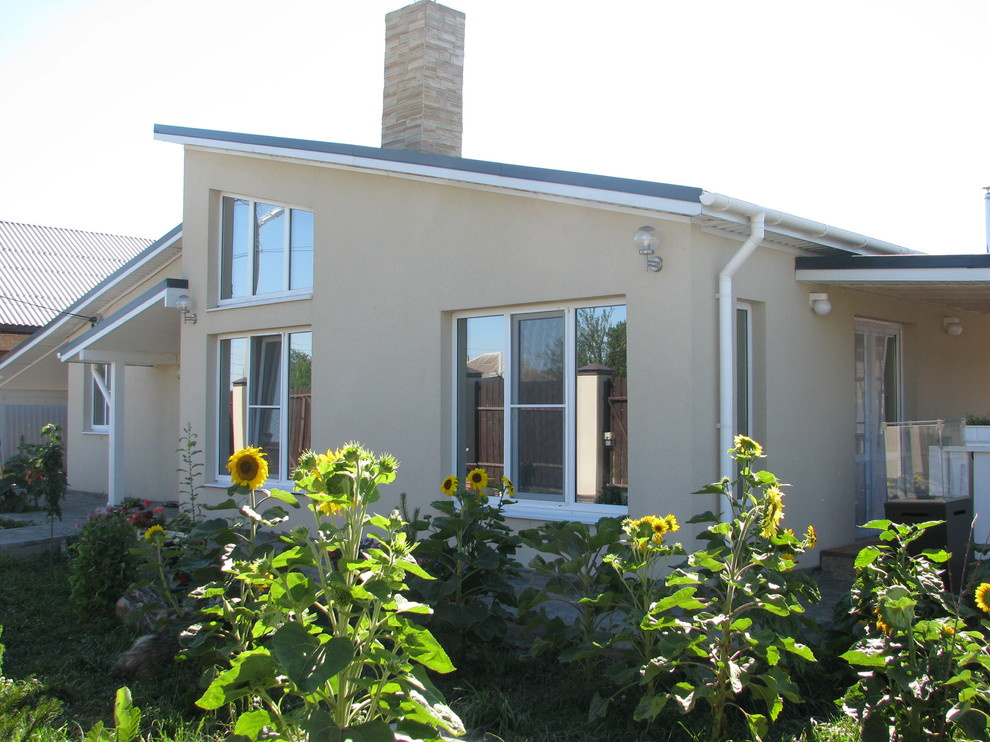 Одноэтажный уютный дом в шведском стиле