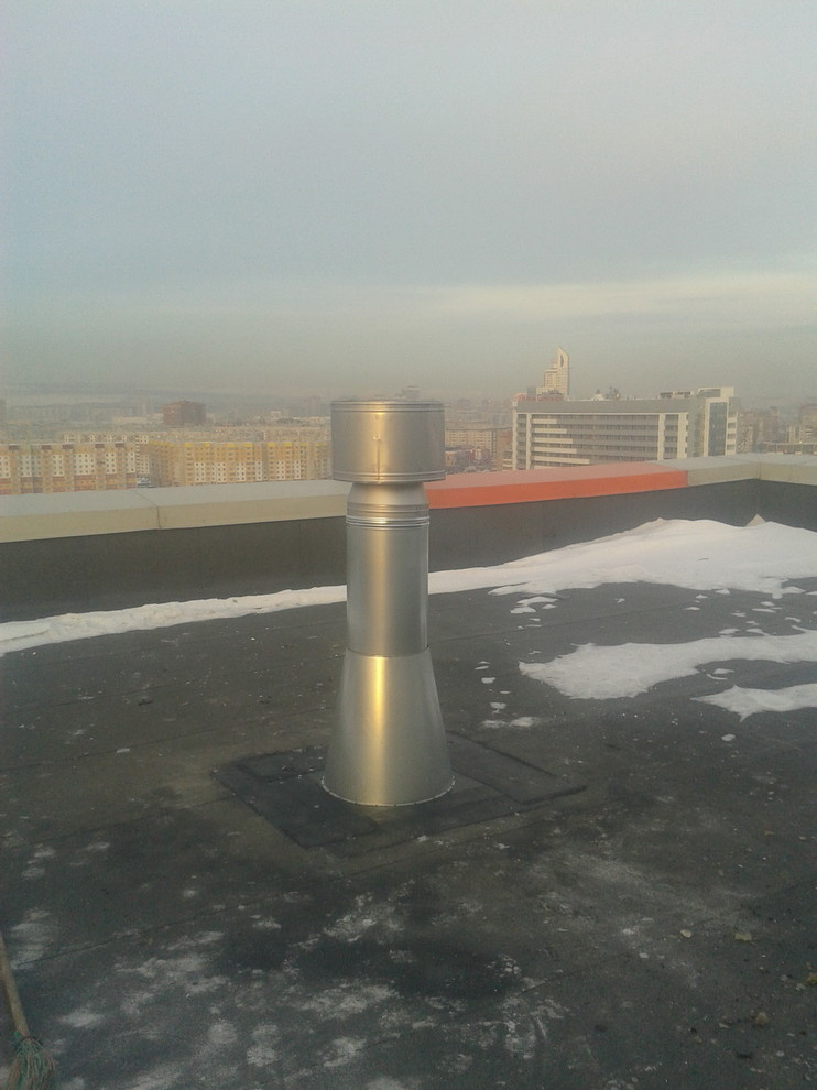 Монтаж дымоходов.