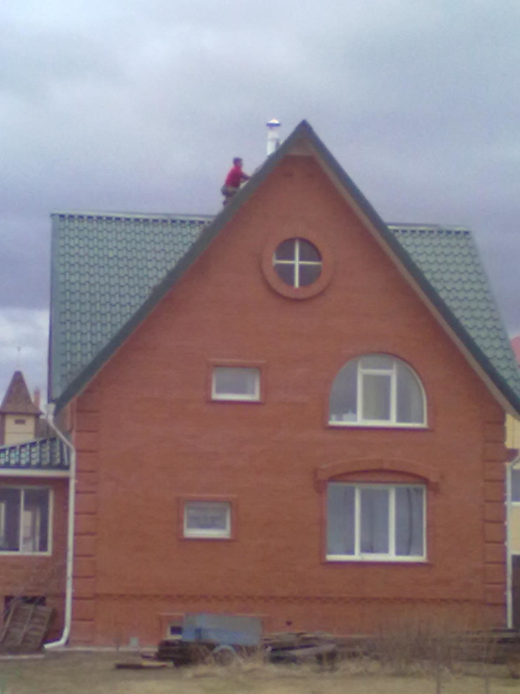 Монтаж дымоходов.