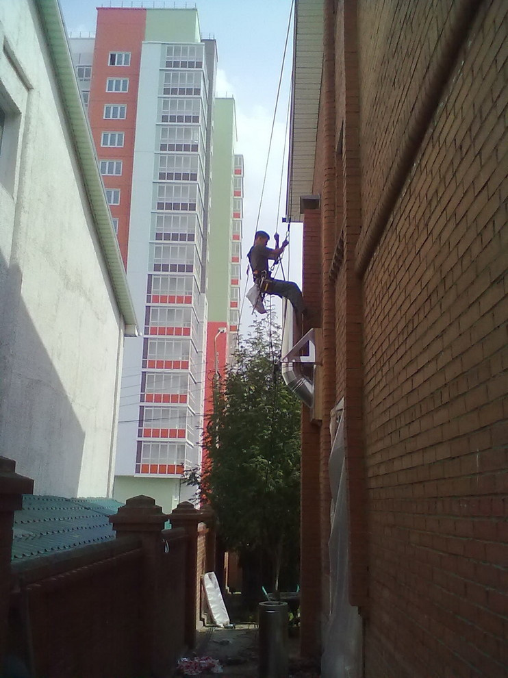 Монтаж дымоходов.