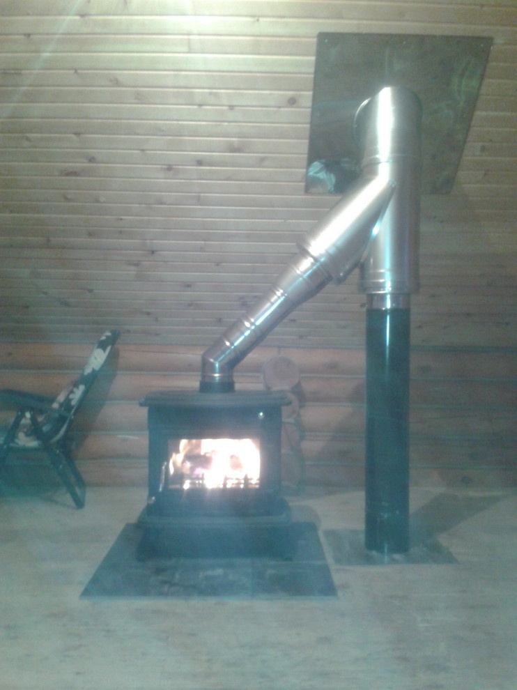 Монтаж дымоходов.