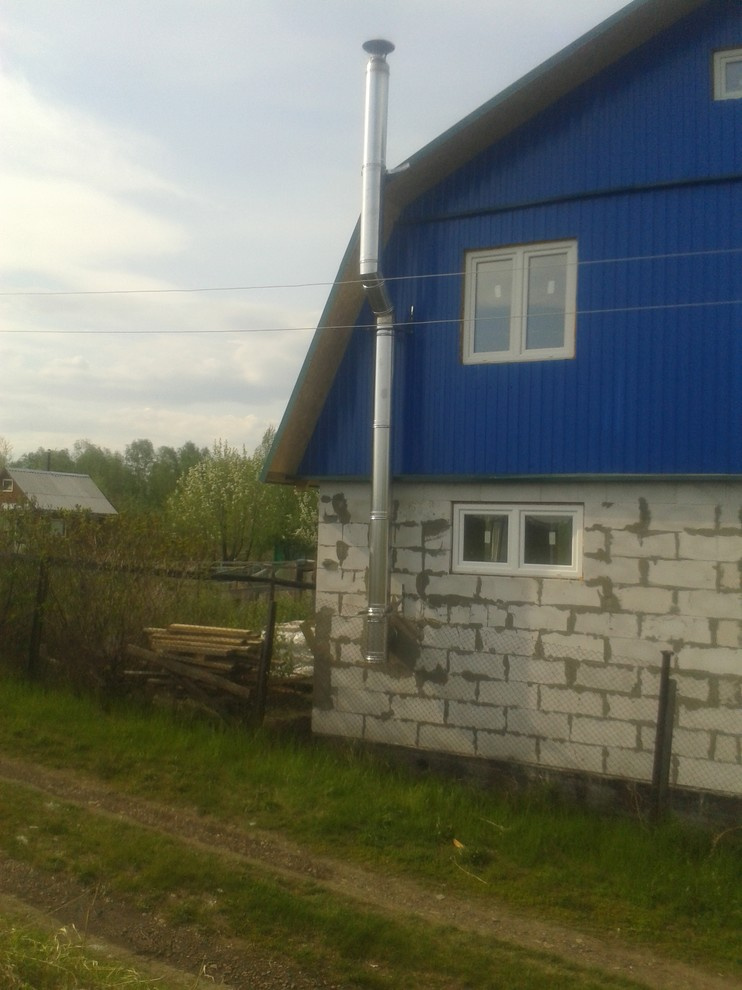 Монтаж дымоходов.