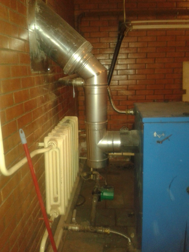 Монтаж дымоходов.