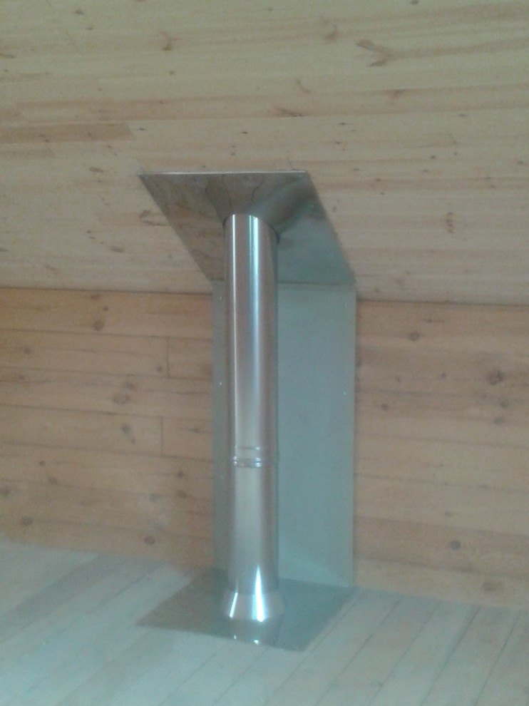 Монтаж дымоходов.