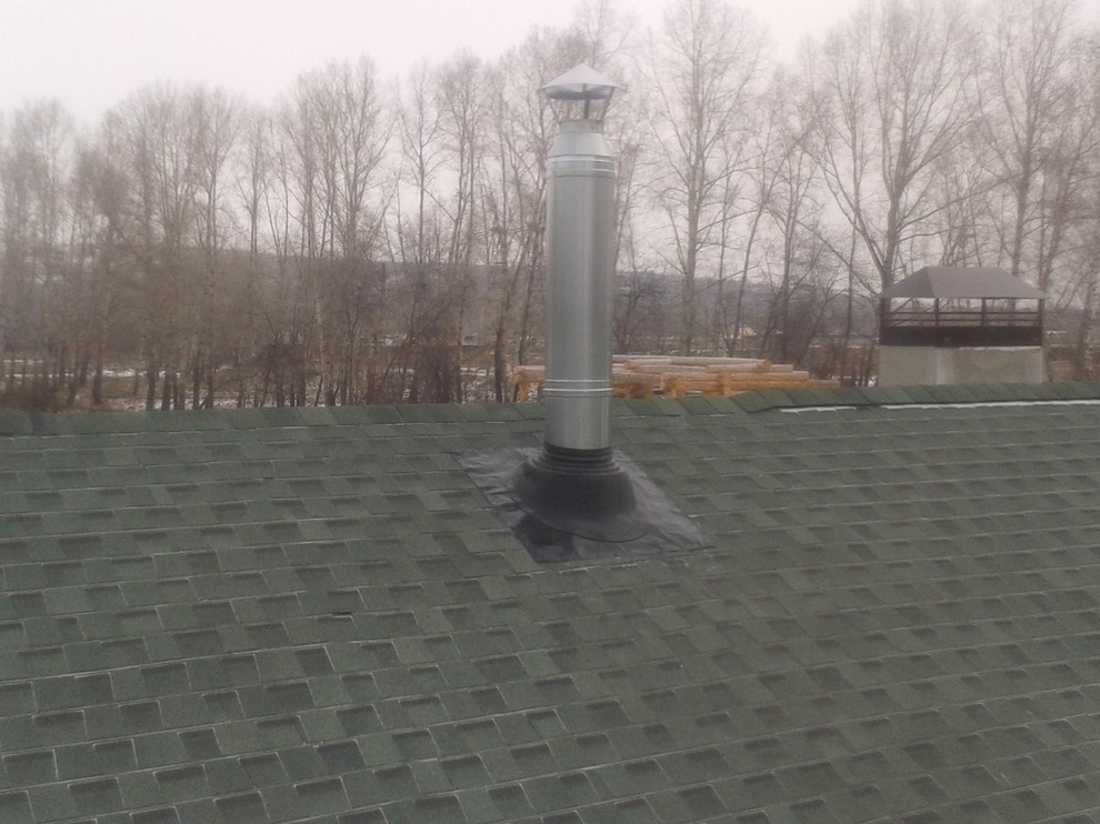 Монтаж дымоходов.