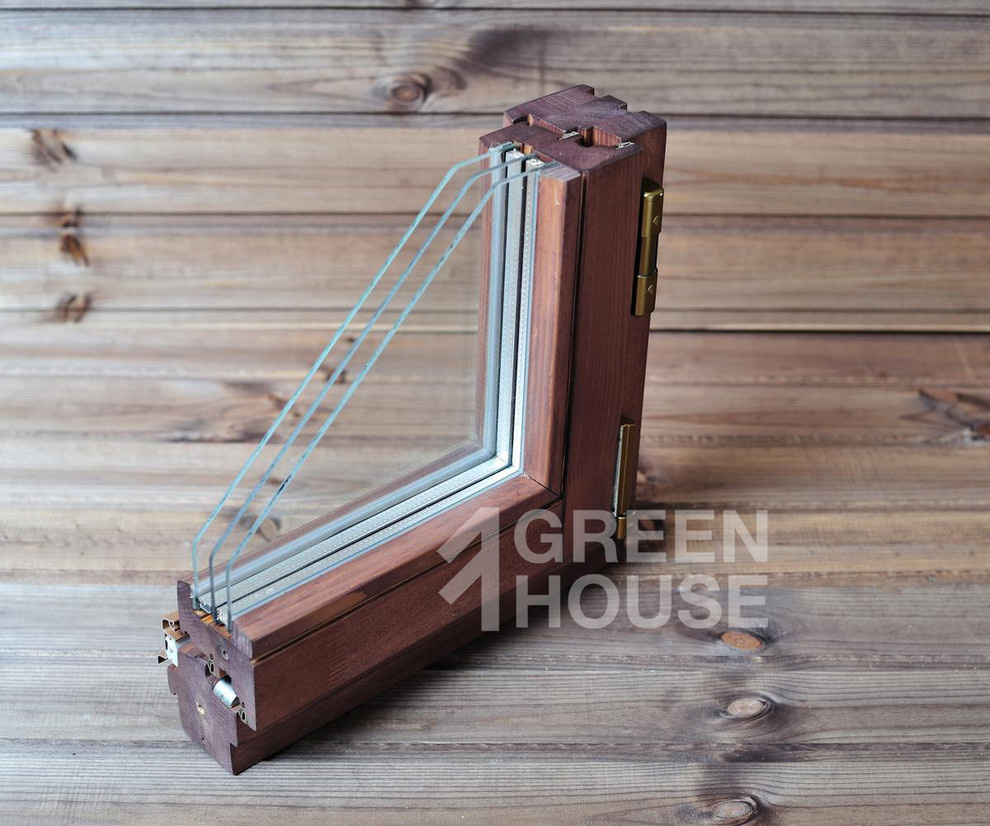 Обложка проекта: Деревянное европейское окно, профиль Климатренд-78