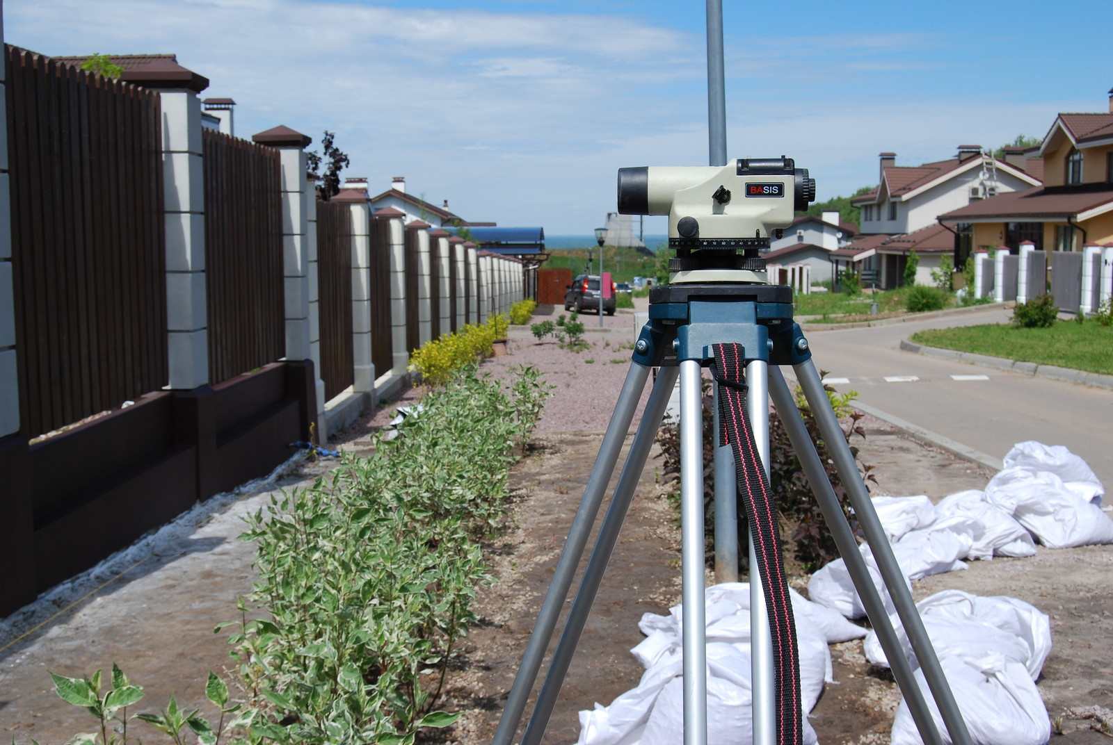 работа с нивелиром