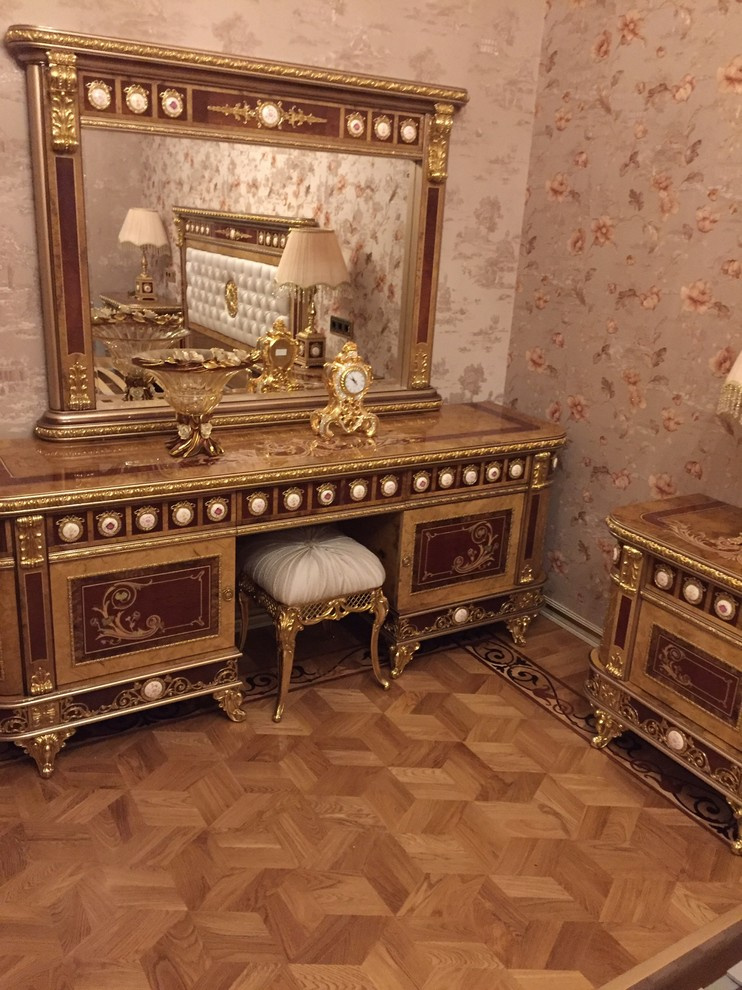 Частный интерьер , изготовление художественного паркета