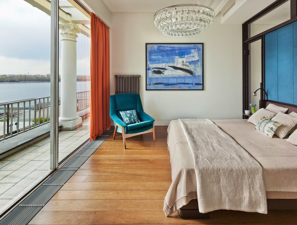 Картина "Февраль" в интерьере