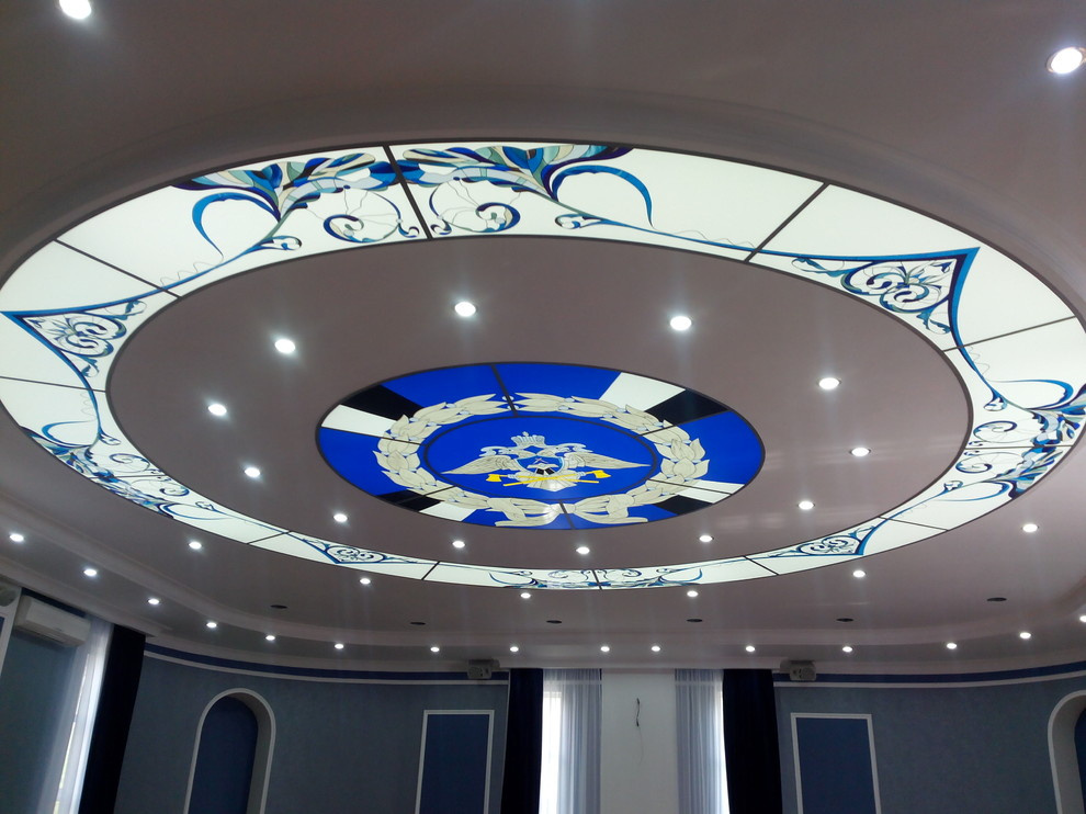 Потолочные витражи с УФ-печатью
