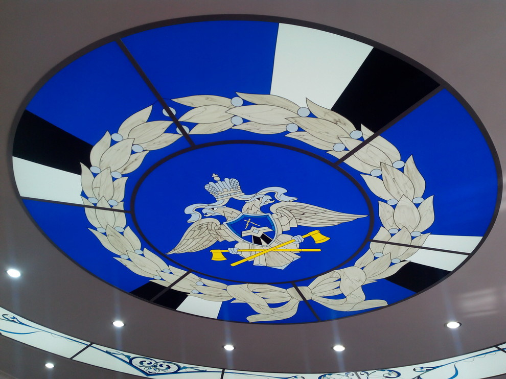 Потолочные витражи с УФ-печатью