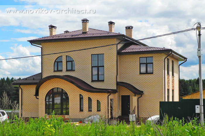 Проект частного дома в стиле органической архитектуры