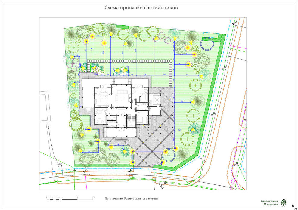 Обложка проекта: Эскизный вариант проекта "Коттеджный поселок «Монтевиль»"