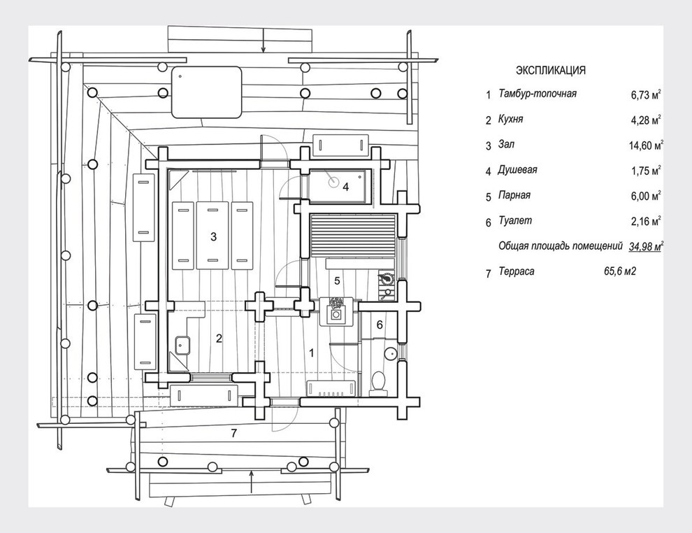 Обложка проекта: баня " СОВА "
