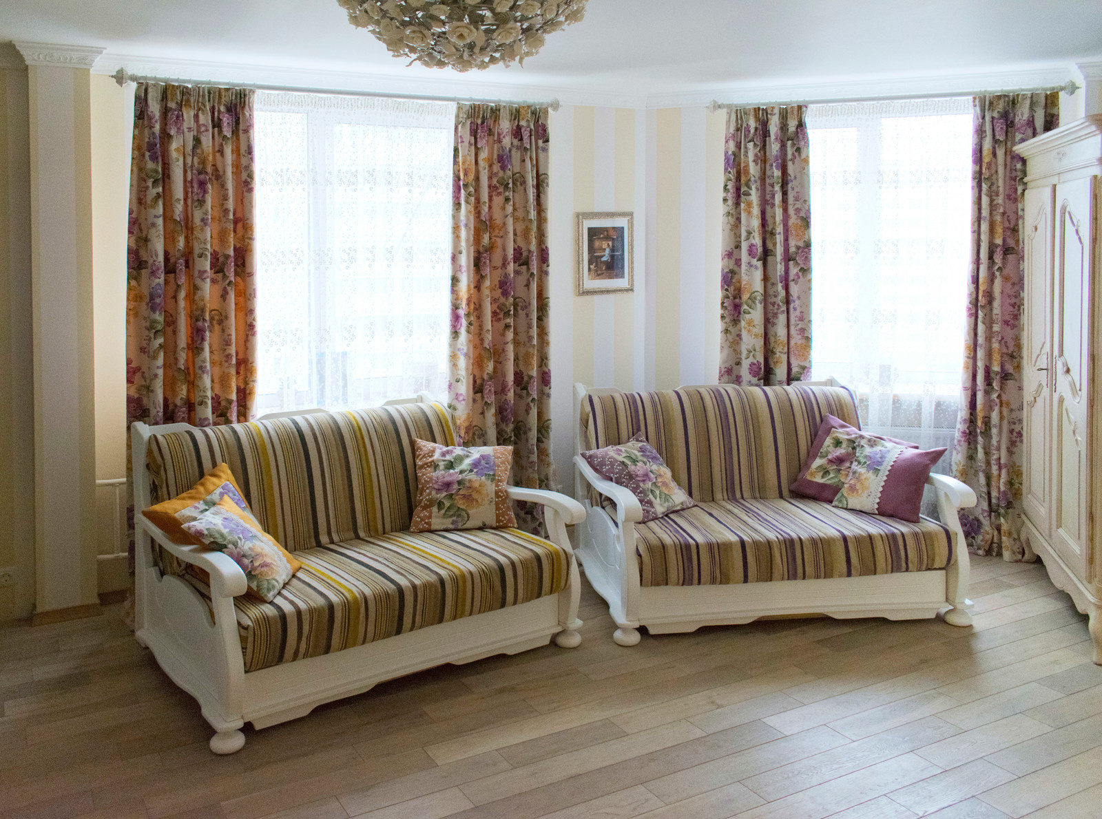 Шторы в стиле прованс.