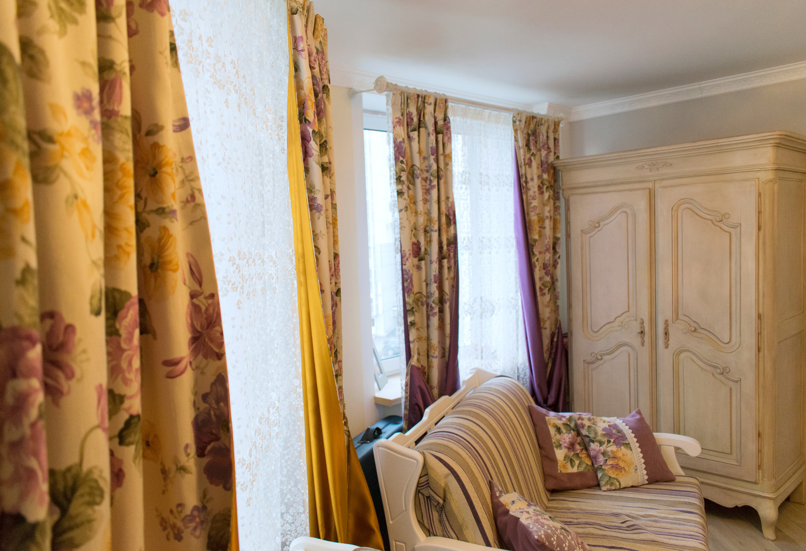 Шторы в стиле прованс