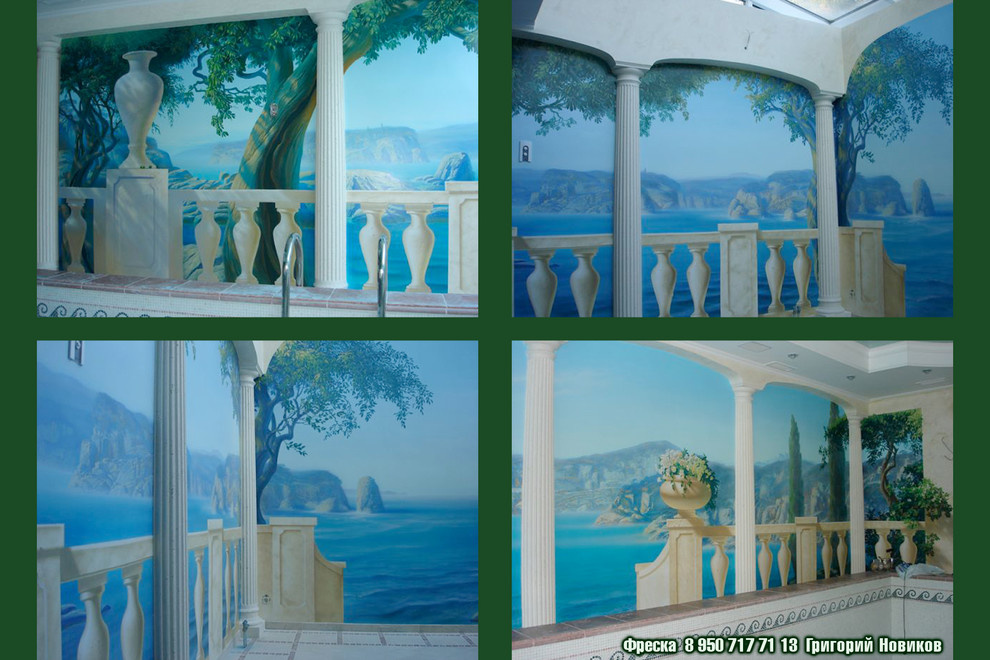 Настенная роспись в Интерьере" Венеция"