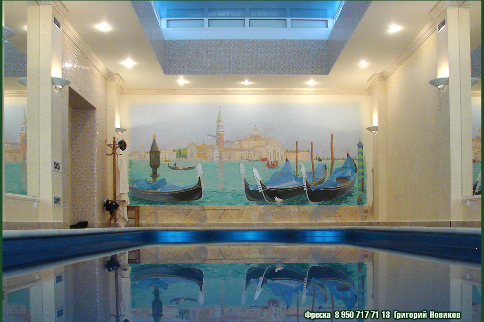 Настенная роспись в Интерьере" Венеция"