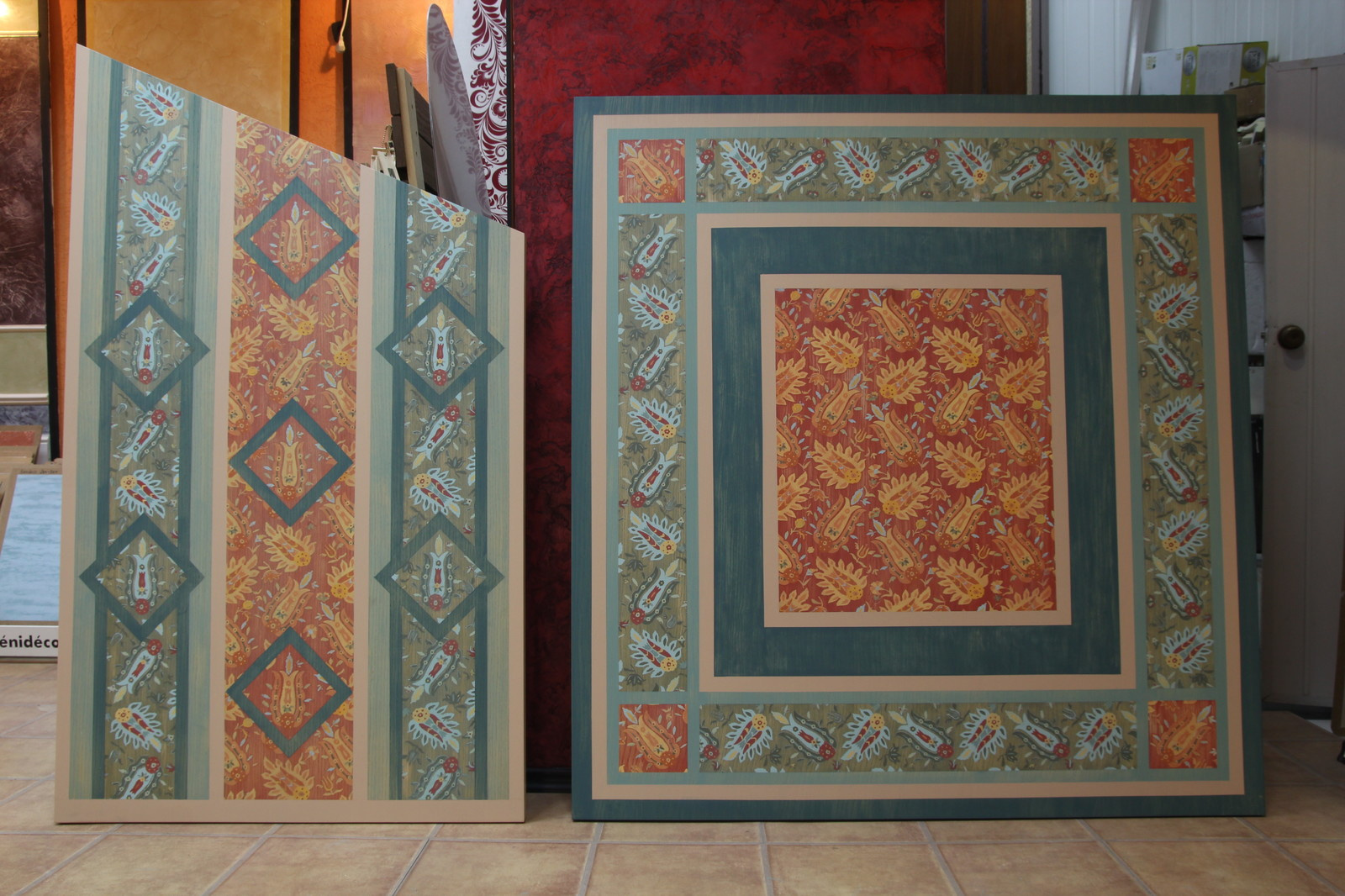 Трафаретный декор