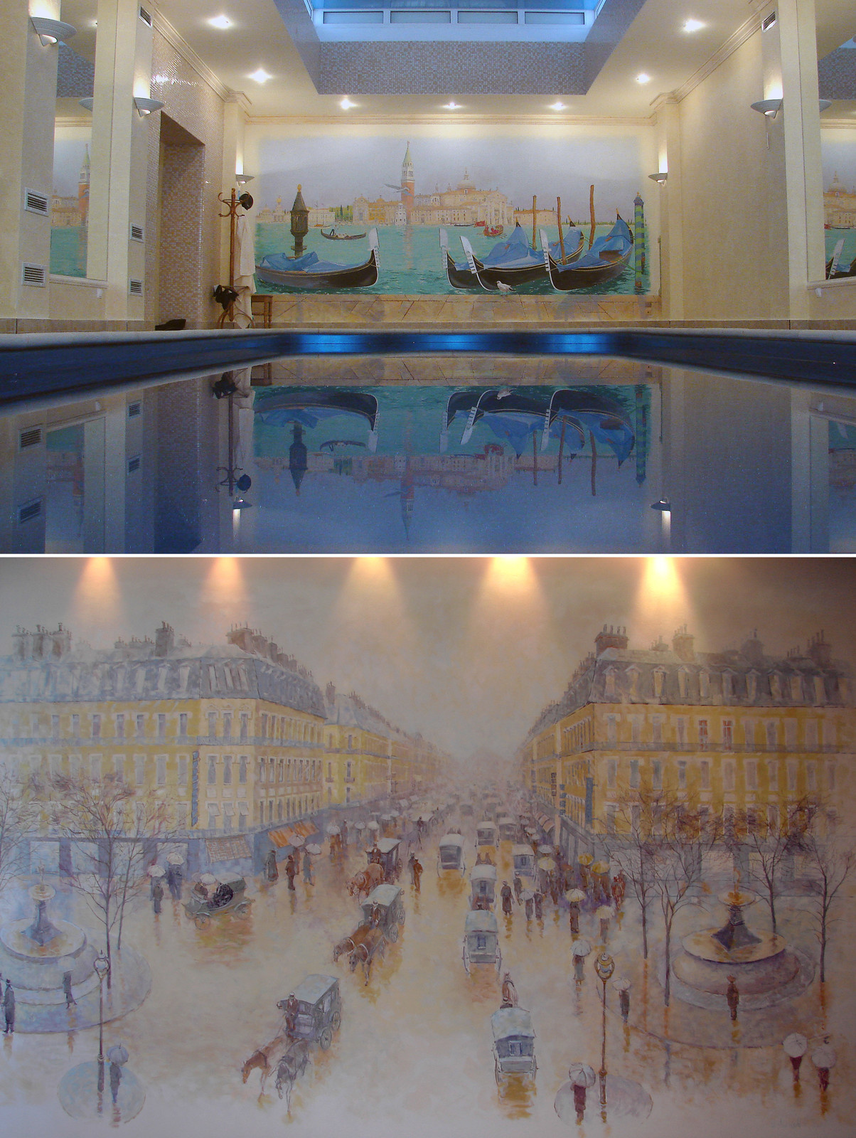 Настенная роспись в Интерьере" Венеция"