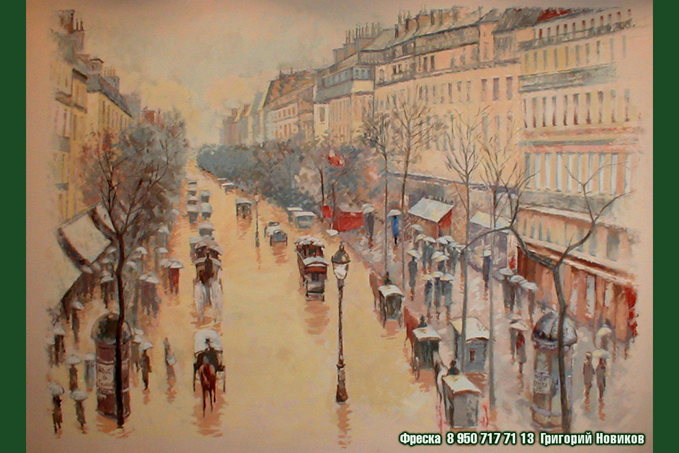 Настенная роспись в Интерьере" Венеция"