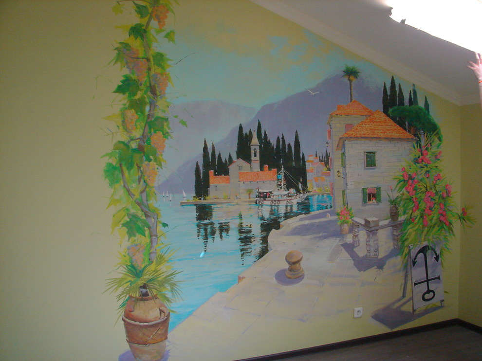 Настенная роспись в Интерьере" Венеция"