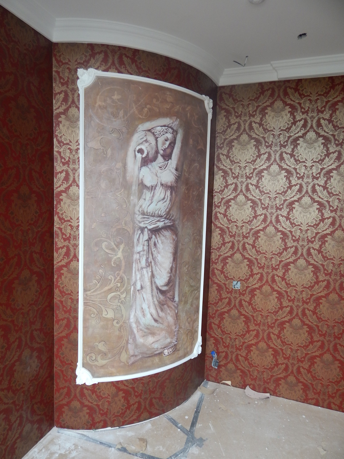 Настенная роспись в Интерьере" Венеция"