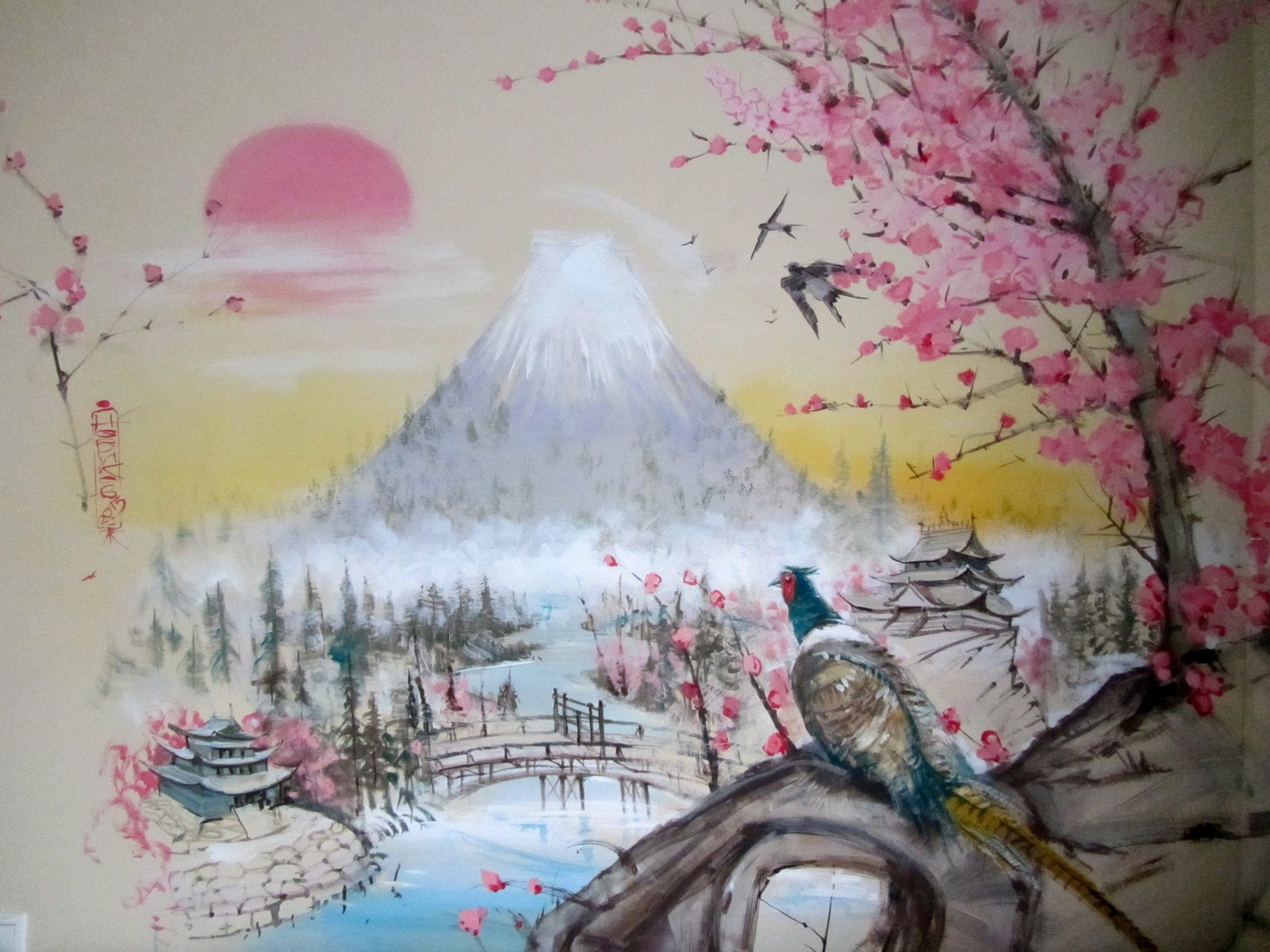 Настенная роспись в Интерьере" Венеция"