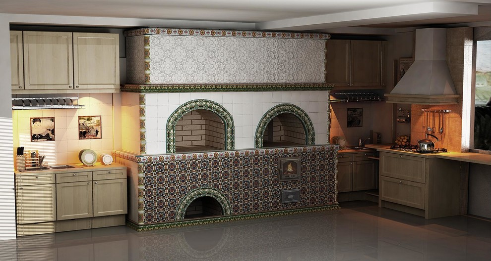 Барбекю в изразцах