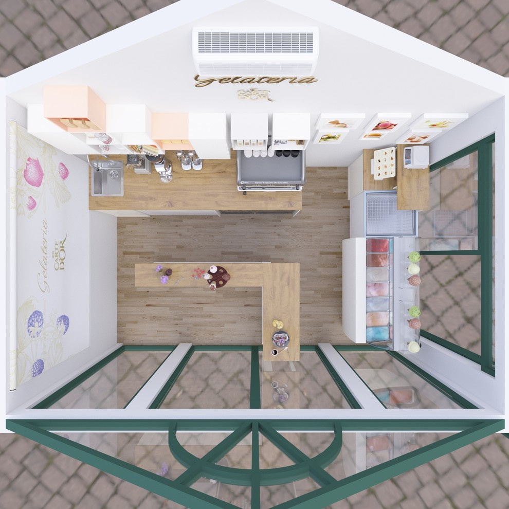 кафе Gelateria_Carte DOR торговый квартал "Центр города" (для летнего периода)