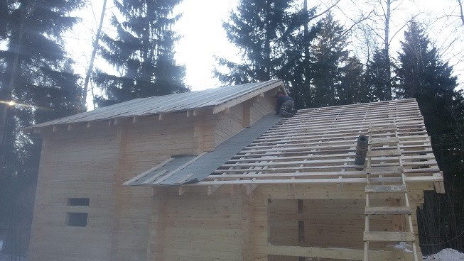 Проект дома из бруса в стиле шале "Альпы"