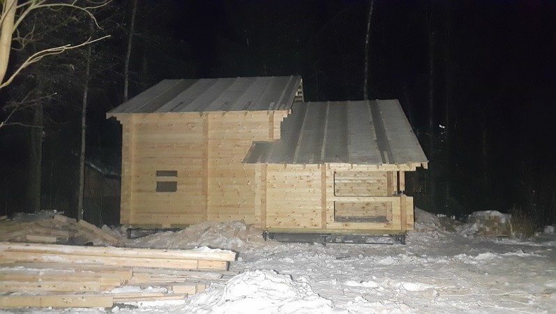 Проект дома из бруса в стиле шале "Альпы"