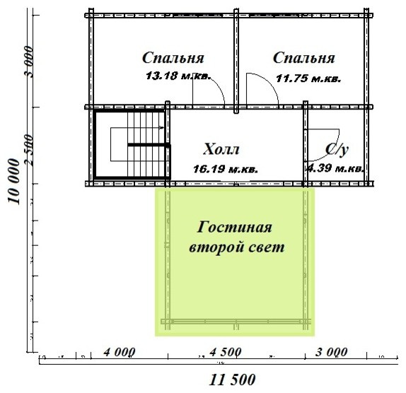 Обложка проекта: Проект дома из бруса в стиле шале "Альпы"
