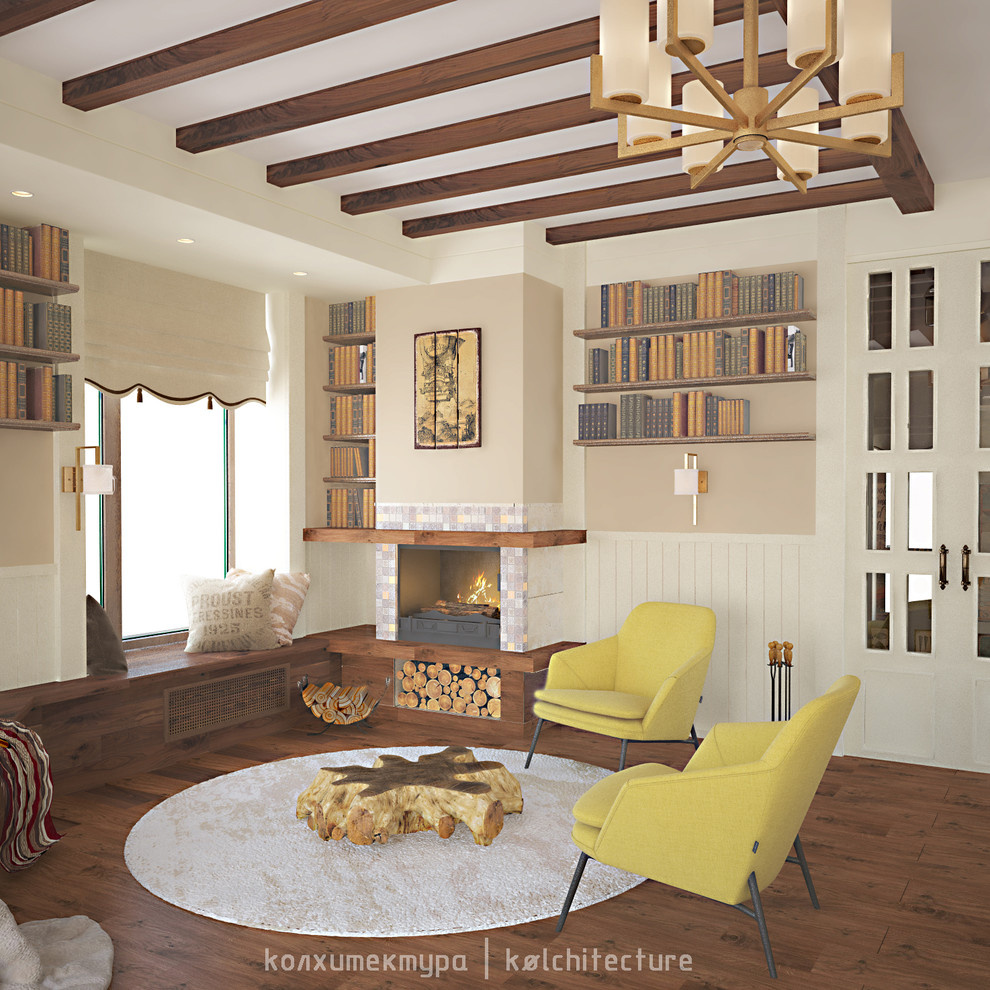 Загородное домовладение из двух сообщающихся коттеджей.