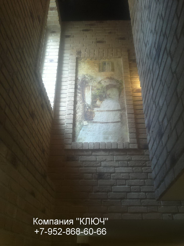 Отделочные работы. Клинкерный кирпич. Фрески