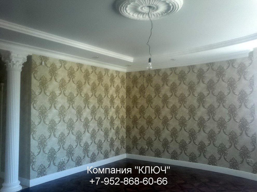 Отделочные работы. Потолок. Колоны. Лепнина