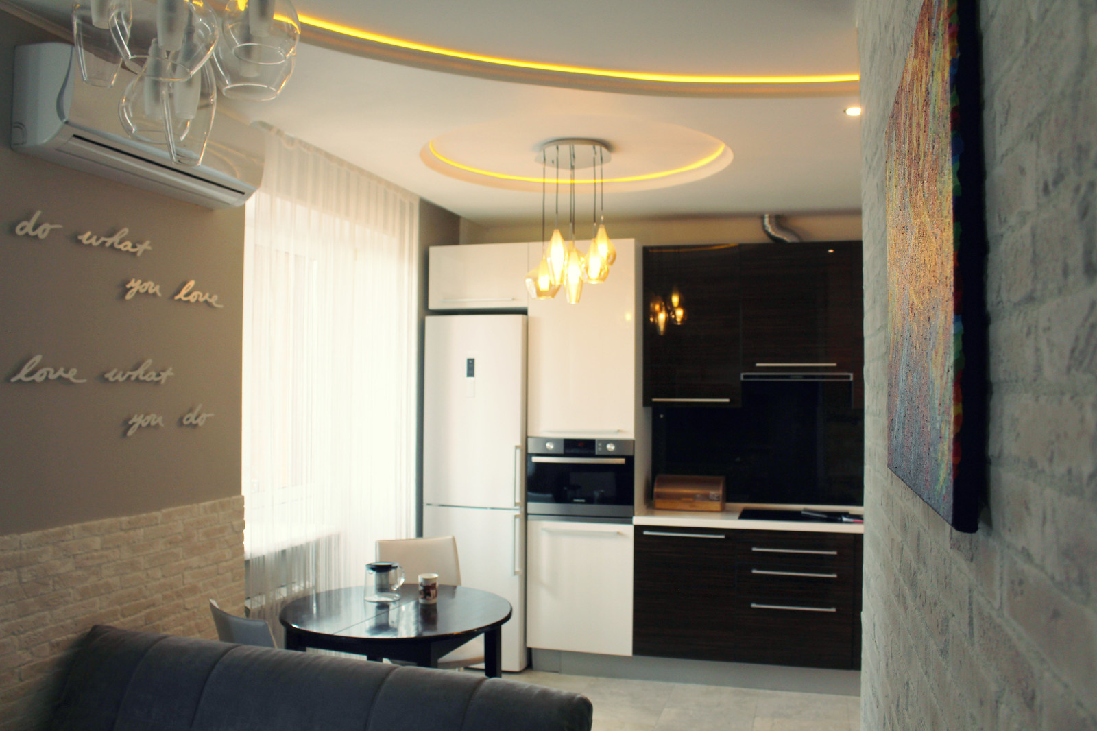 Гостиная. Реализованный интерьер. Рациональная "Италия"