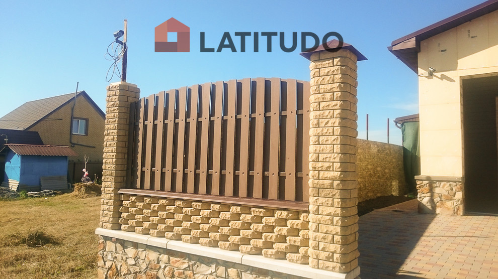 Забор из доски ДПК