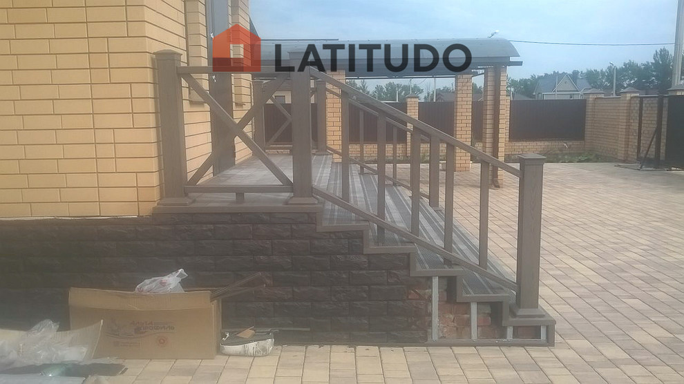 Входная группа из ДПК