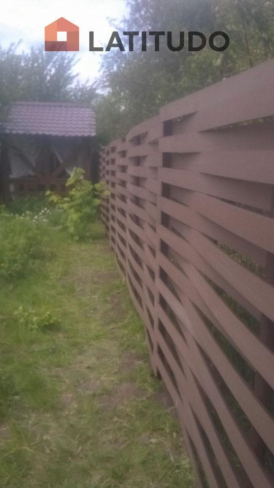 Плетеный забор ДПК