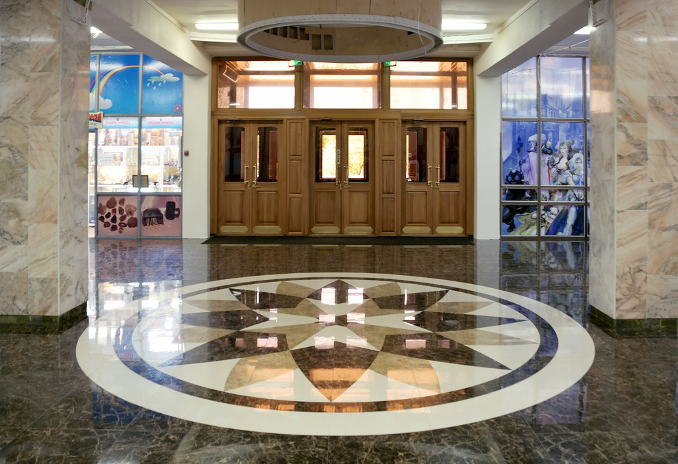 Обложка проекта: Поставка керамогранита имитирующего мрамор для Дворца Культуры Профсоюзов