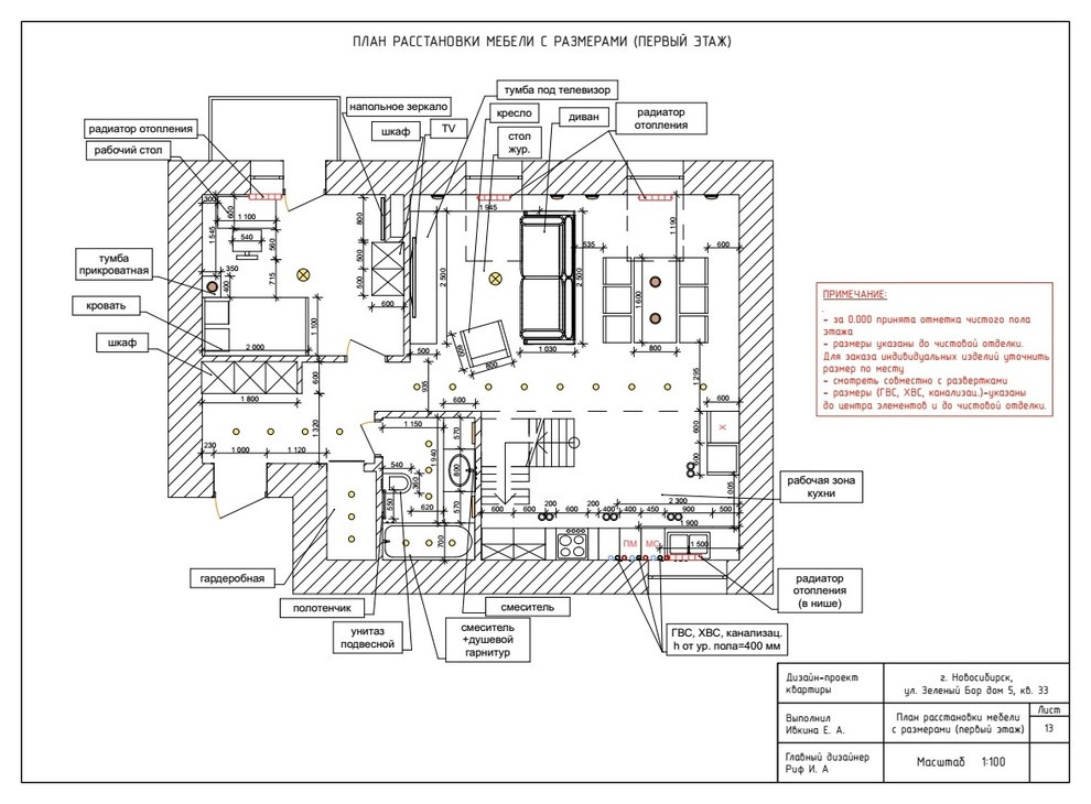 Обложка проекта: Проект квартиры в Новосибирске "Тихая Гавань"