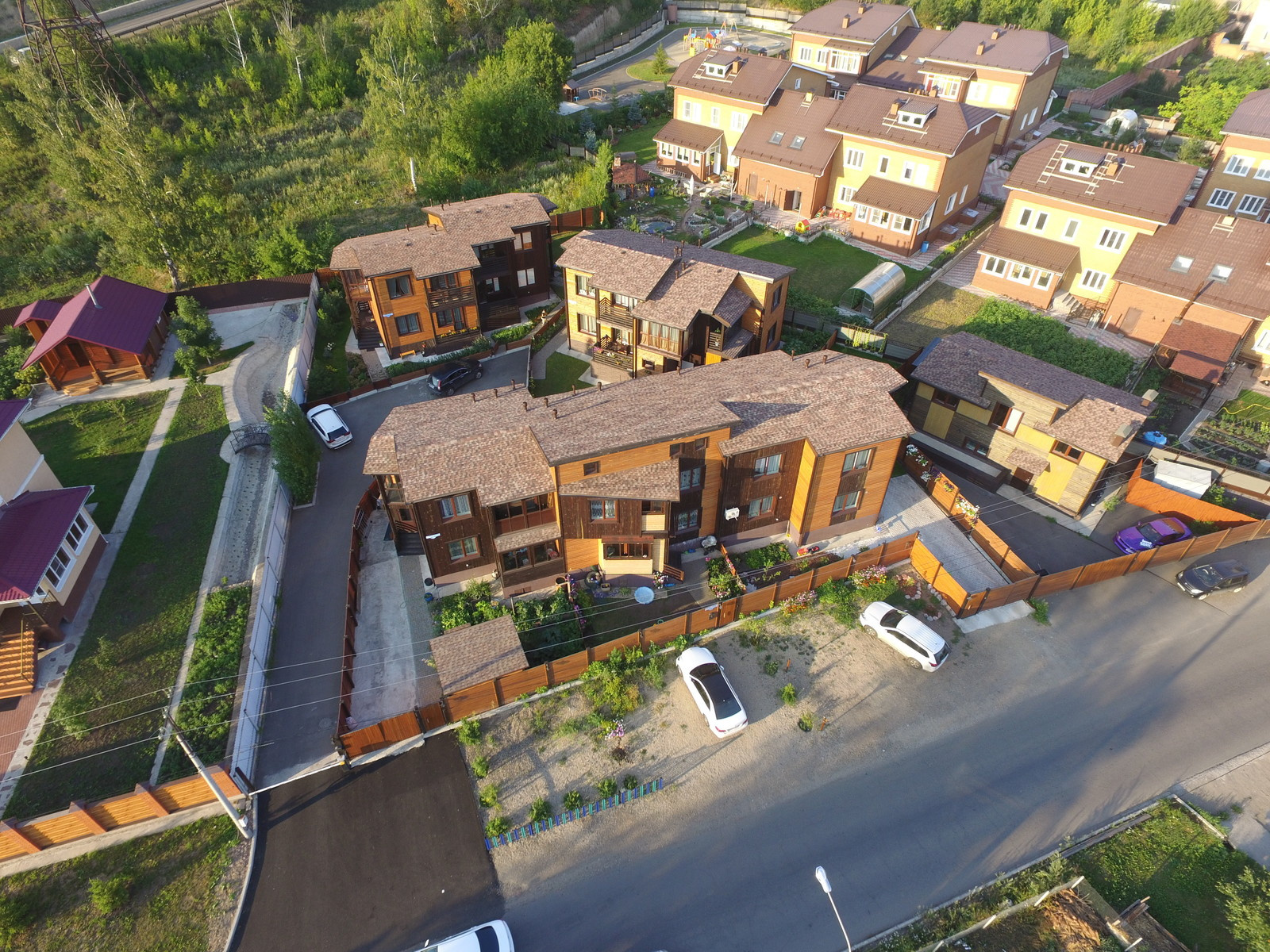 Европейский дворик в Красноярске 800 м2